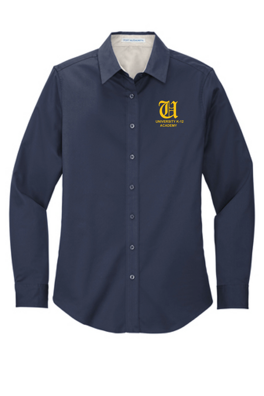U5 Ladies Oxford Shirt w/Emb Logo