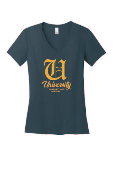 U8 Ladies V-Neck T-Shirt W/Imprinted Logo