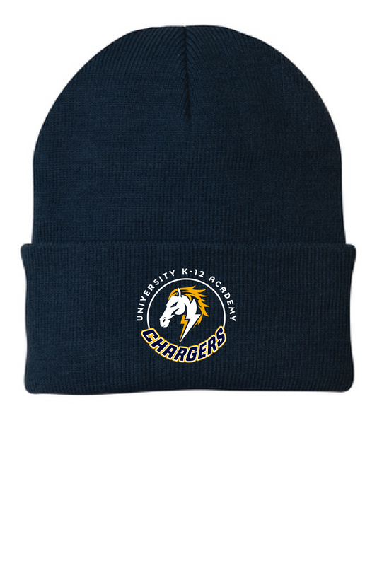 U9 Knit Hat w/Emb Logo